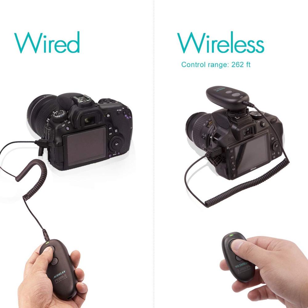 AODELAN Control remoto inalámbrico de la Cámara de liberación del obturador para Sony a5100,a6000,a6300,a5000,a7 II/III,a7,a7R III,a9,RX100 III,RX10M2