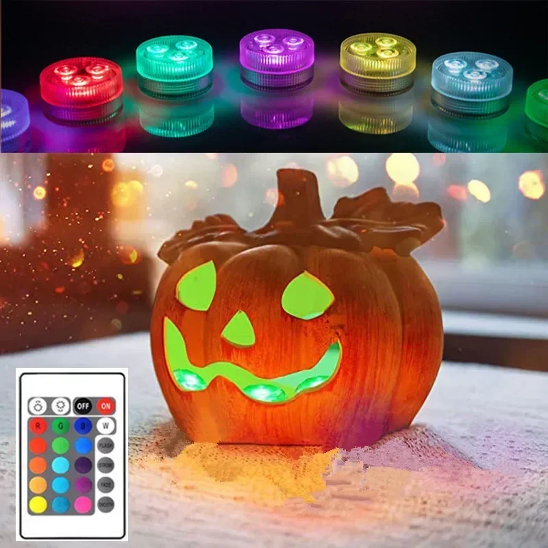 Unterwasser lichter 3LED Tauch-Schwimmbad leuchten mit Farn gesteuerter Schwimmbad leuchte Unterwasser-Farbwechsel-Nacht lampe