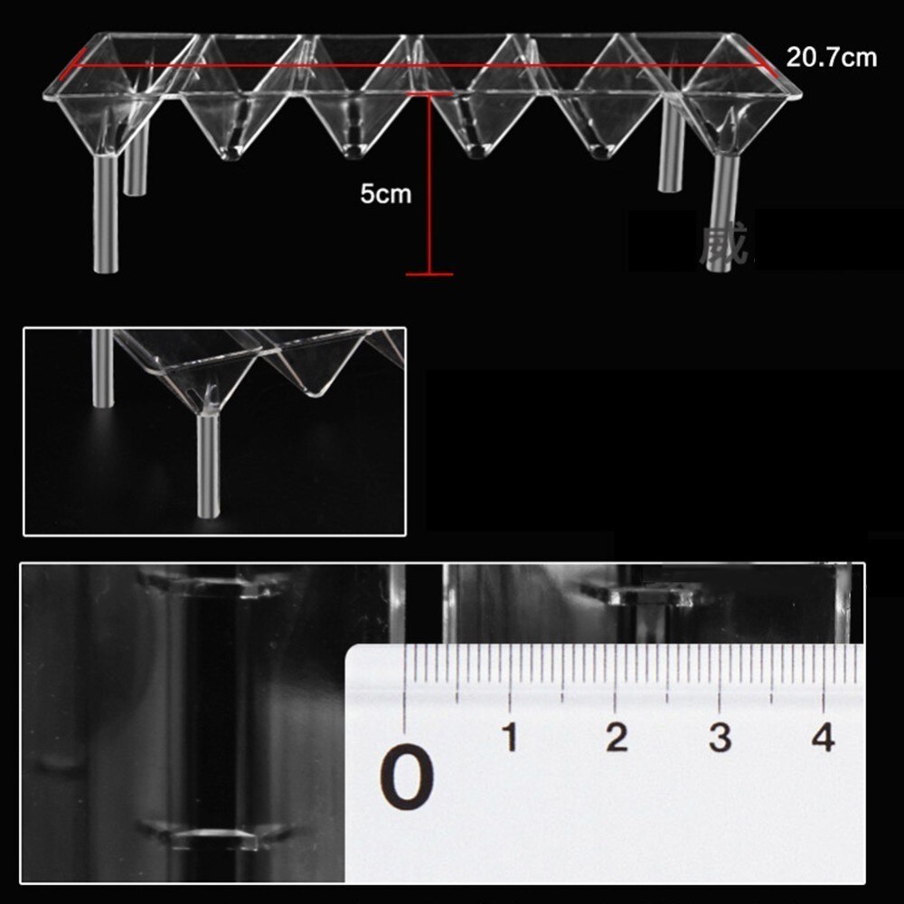 4 Rooms High Clear Fish Breeding Box Acrylic Aquarium Breeder Box Double Guppies Hatching Incubator Isolation