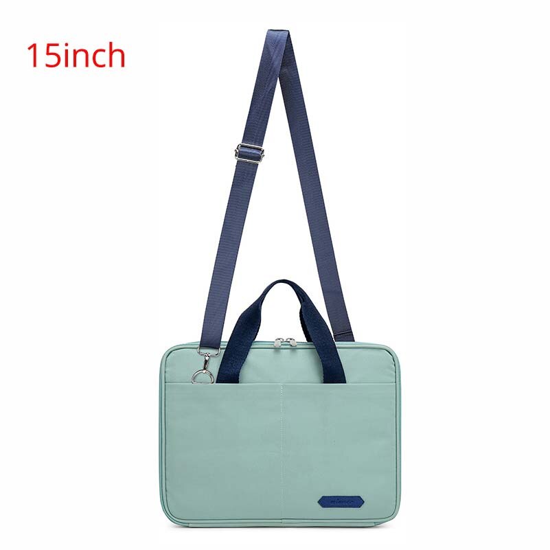 Women Laptop Briefcase Computer Bag Business Document Organizer Ipad Tote Ladies Handbag Messenger Document Bag: B-blue15