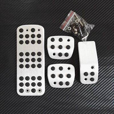 Kit Pédales Caoutchouc Anti-Dérapantes Pour Peugeot 206 / 206 CC (2005-2009) – Couvre-Pédales Frein, Embrayage, Accélérateur – Style Sport & Sécurité