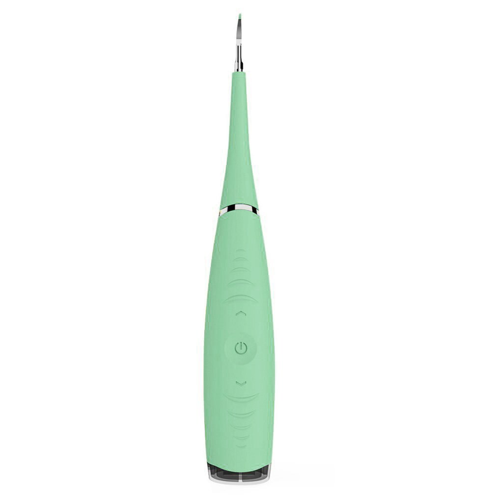 Sonic Scaler Electric Ultrasonic Scaler Tooth Calculus Remover Cleaner Teeth Whitening Tool: Army Green