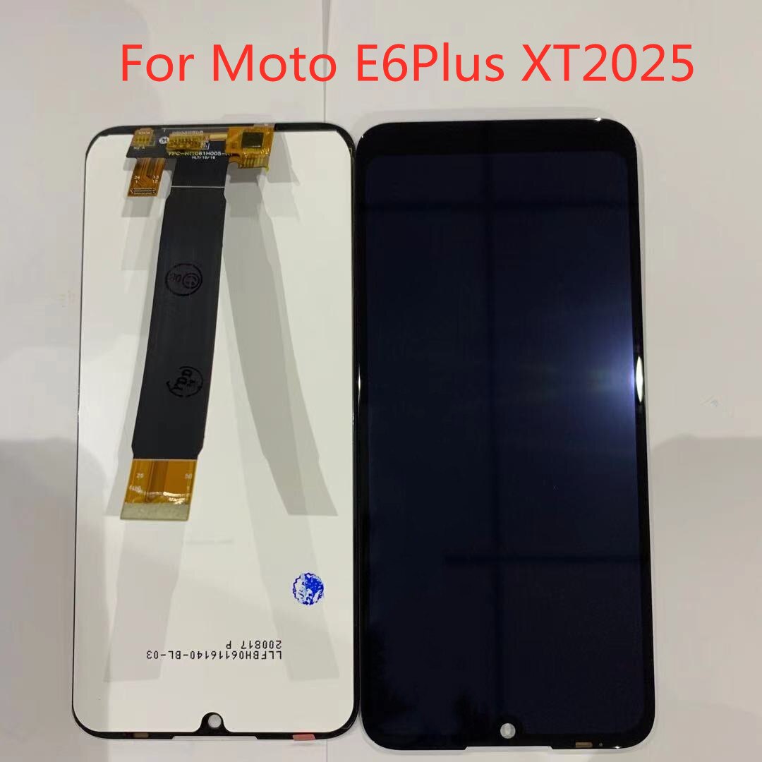 Originele Voor Motorola Moto E6 Plus XT2025-1/2 Lcd-scherm Met Touch Screen Digitizer Vergadering Vervanging E6 Plus lcd