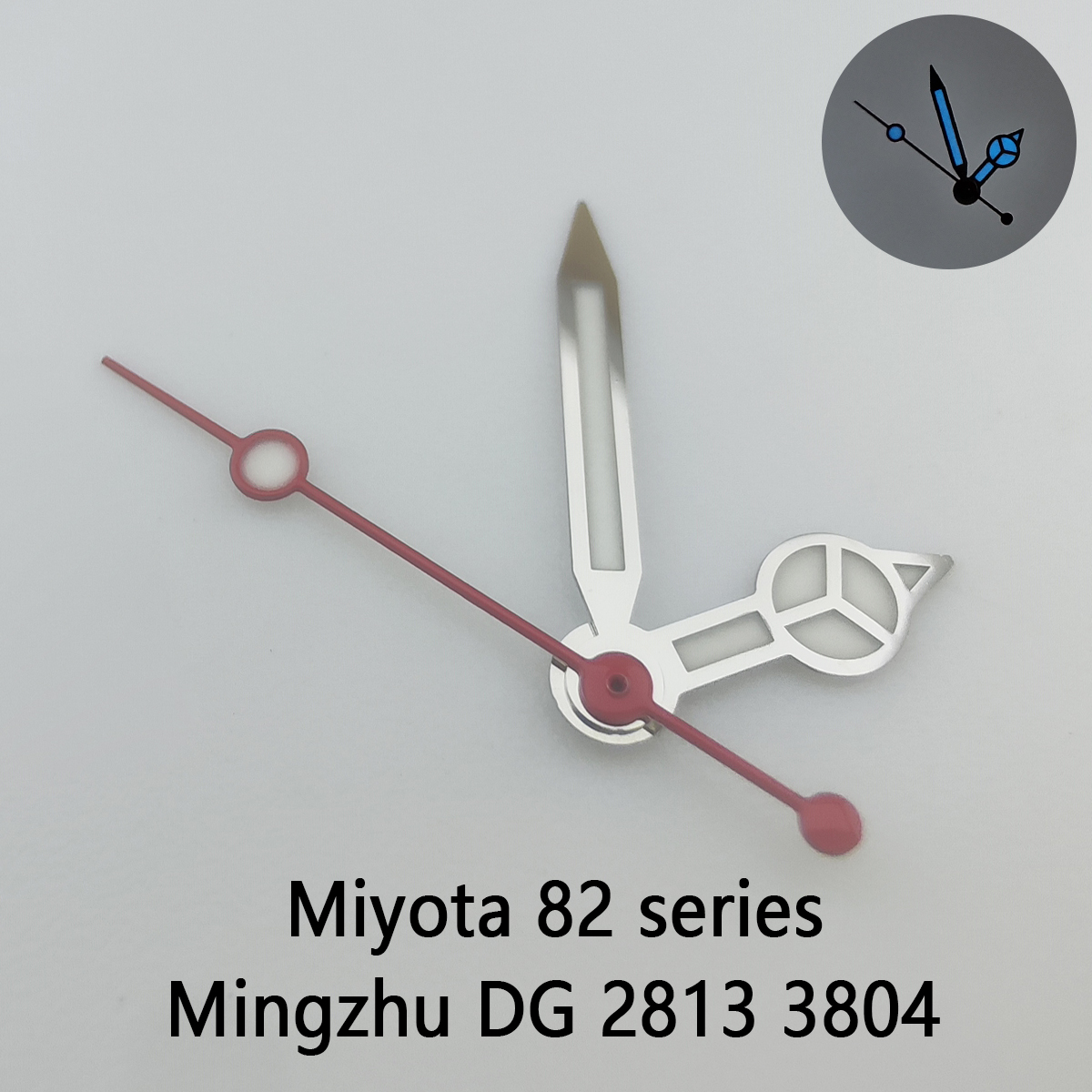 Uhr Zeiger grün leuchtende passen Miyota 8205 8215 821A Mingzhu DG 2813 3804 NH35 NH36 und 2836 2824 bewegung uhr hände: 4 Miyota mingzhu