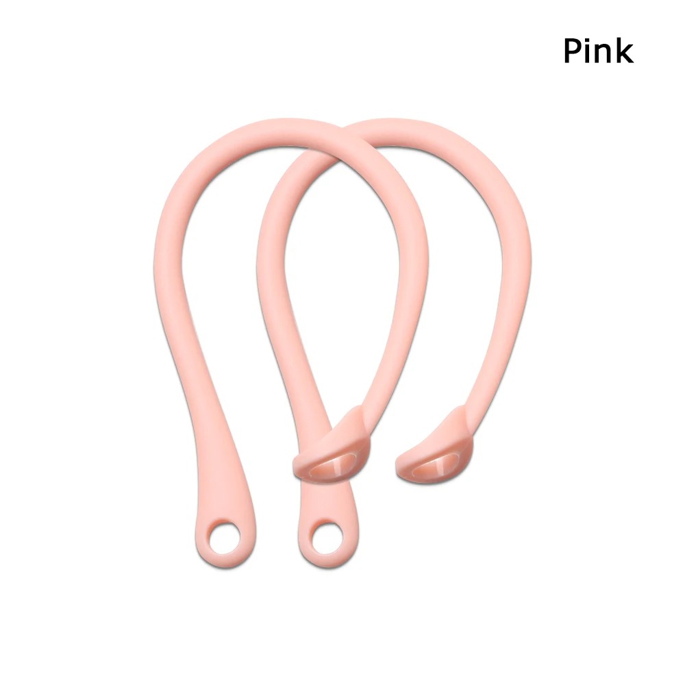 Almohadillas de silicona antipérdida para Apple AirPods 1, 2, 3 Pro, ganchos para las orejas, almohadillas para los oídos, accesorios inalámbricos con soporte para auriculares Bluetooth: MULTICOLOR