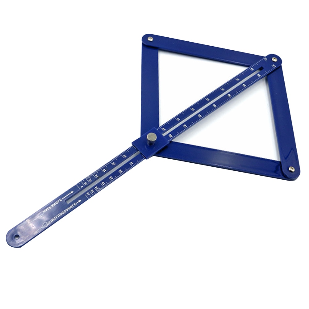 Protractor Woodworking Model Tile Wood Ruler DIY Multi-angle Corner Angle Finder Woodworking Gadget Depth Measurement