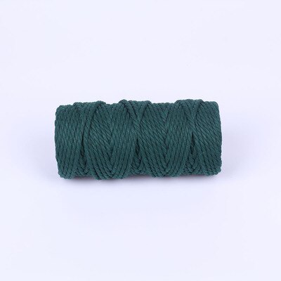 Cordon coloré 100% coton 4mm x 50m, cordelette Beige pour macramé artisanal bricolage fournitures décoratives pour Textile de maison de mariage: I