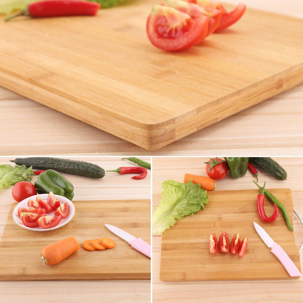 Thicken Cutting Boards Nature Chopping Board Bamboo Chopping Kitchen Tool Block Kitchen Board Cutting Wooden For The St K7Q2