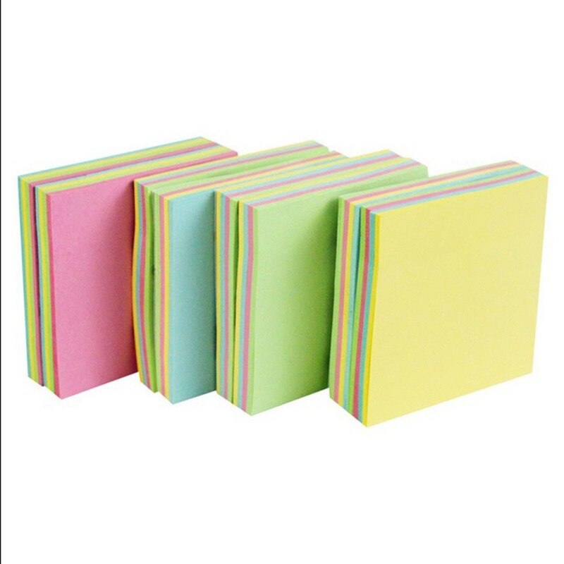 Candy color post it notes 4 colors (100 pieces) small label post it notes, n times post it notes