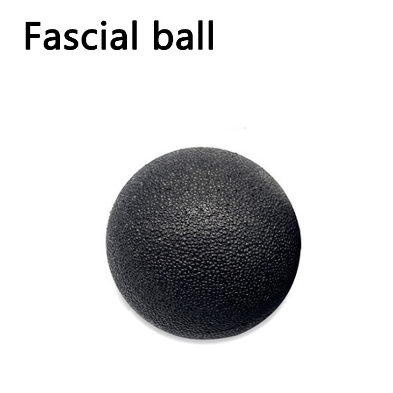 Rodillo de bloque de espuma para Yoga, juego de pelota de cacahuete negra para deportes de ocio, Bola de masaje de acupuntura, Bola de Fascia para relajarse, todo el cuerpo: Fascial ball
