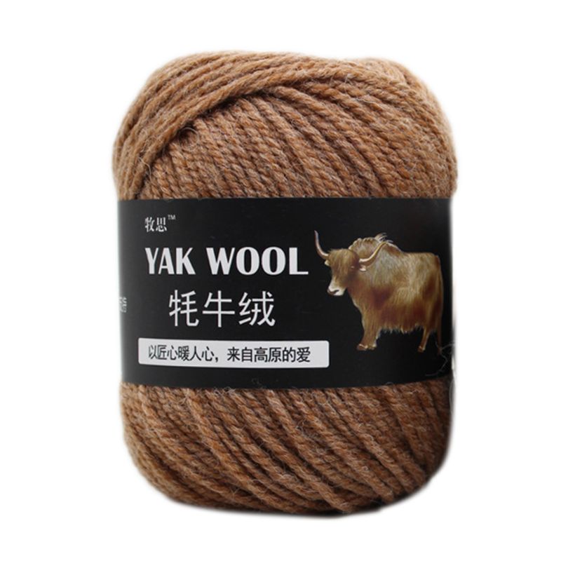 100g Artificial Yak Wool Thread Hand Knitted Crochet Medium Thick Worsted Yarn 2XPC: H