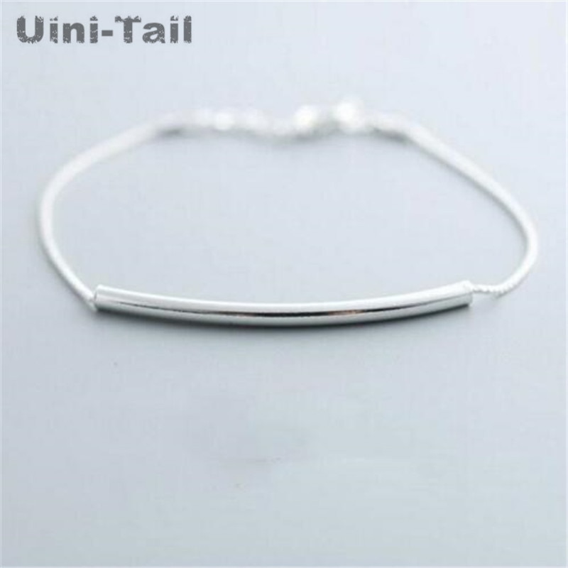 Uini-Tail style simple and simple cross pattern female 925 sterling silver jewelry wild jewelry bracelet GN422