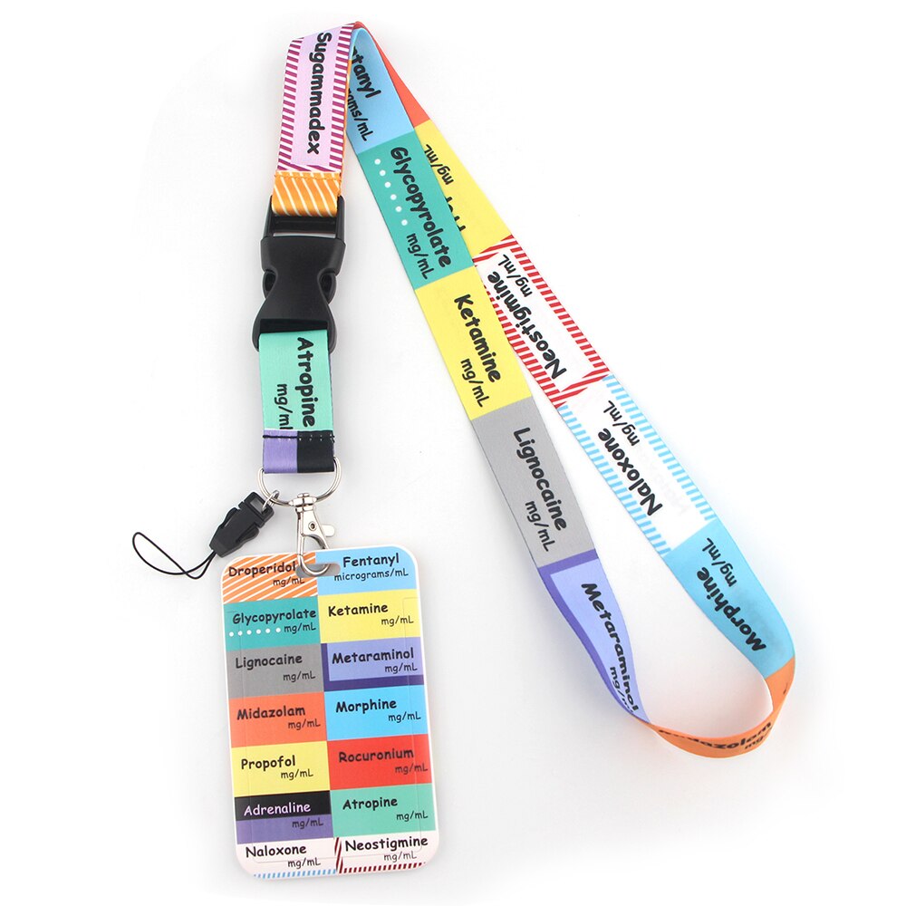 JF0133 Icu Medische Lanyard Credit Card Id Houder Tas Arts Verpleegkundige Student Vrouwen Reizen Bank Bus Visitekaartje Cover Badge: 3