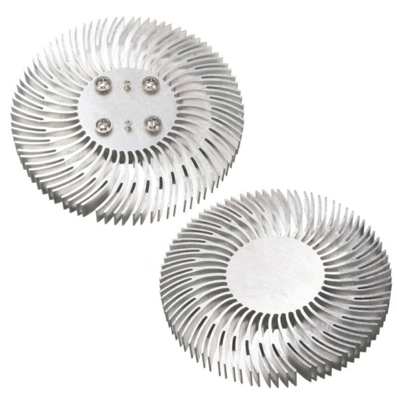 Runde Spirale Aluminium Kühlkörper Kühler LED Kühlkörper Kühler 90*10mm Für 10W hoch Energie LED Licht lampe