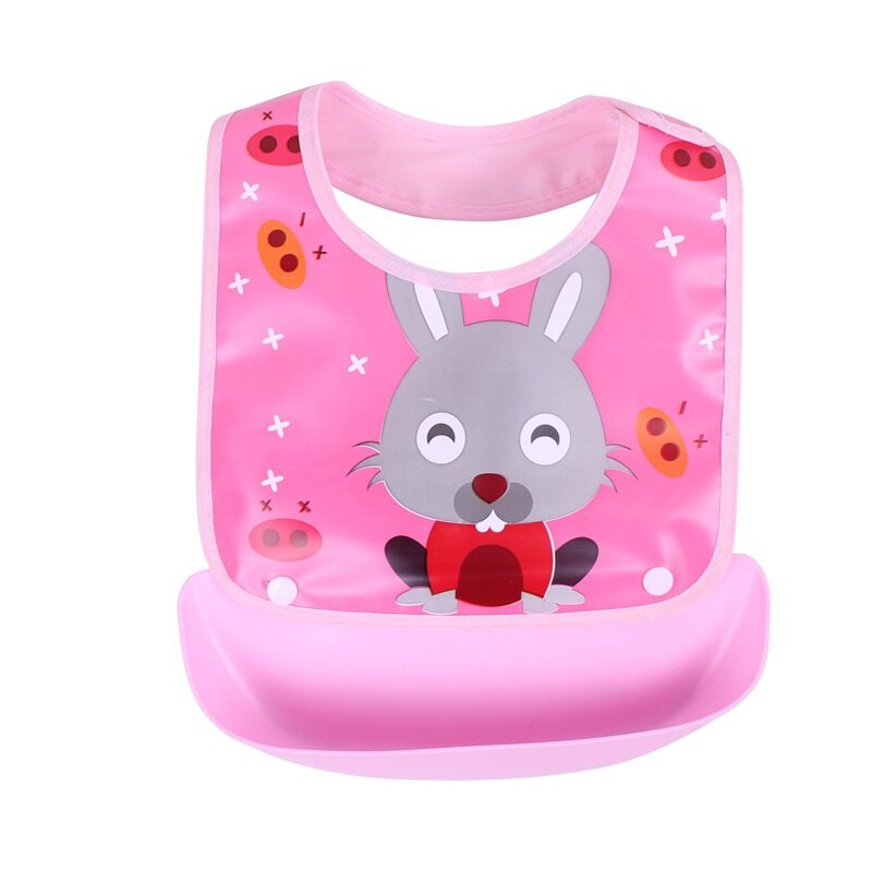 Afneembare Slabbers Waterdichte Baby Peuter Kids Schorten Bib Baby Speeksel Handdoeken Leuke Baby Cartoon Feeding Bib