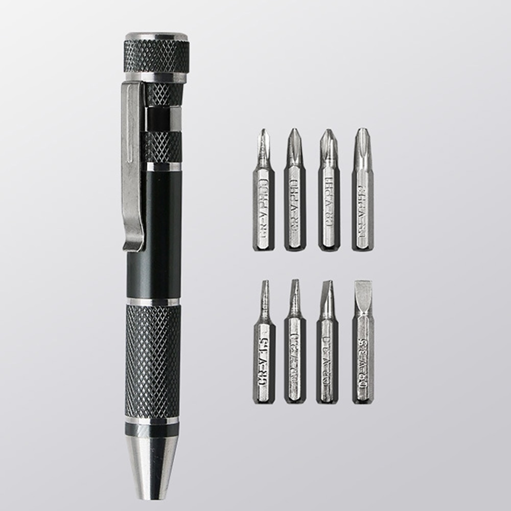 8 In 1 Mini screwdriver Gadgets Electric Repair Tools Pen Style Precision Screwdriver Set DIY