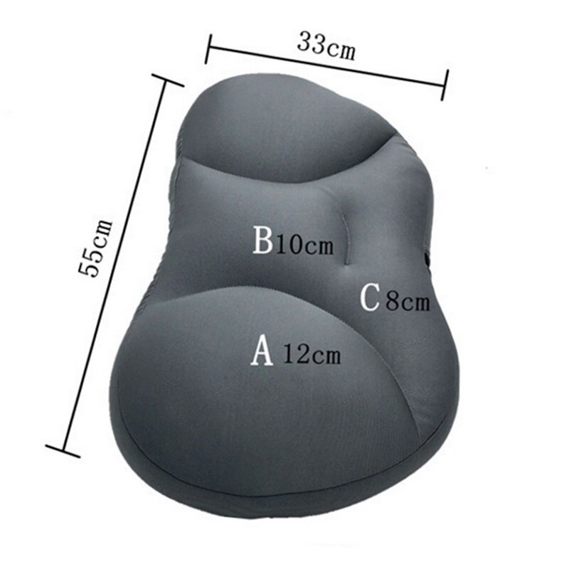 3D Neck Micro Airball Pillow Deep Sleep Addiction Head Rest Air Cushion Pressure Relief Pillows Washable PillowCase Covers