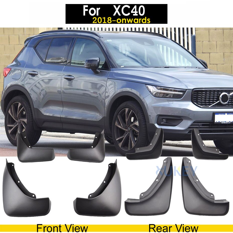 einstellen Auto Schlamm Klappen Für Volvo C30 S40 S60 S80 XC40 XC60 XC90 V40 V60 Schmutzfänger Spritzen Wachen Schlamm Klappe kotflüGel kotflüGel Styling: Pro XC40 18-