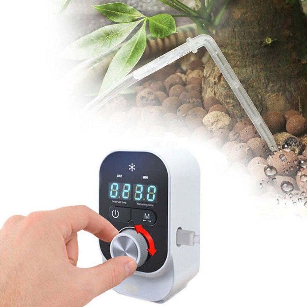 Temporizador de riego rotativo automático, dispositivo de regar, artefacto contador con memoria integrada, herramienta de jardinería
