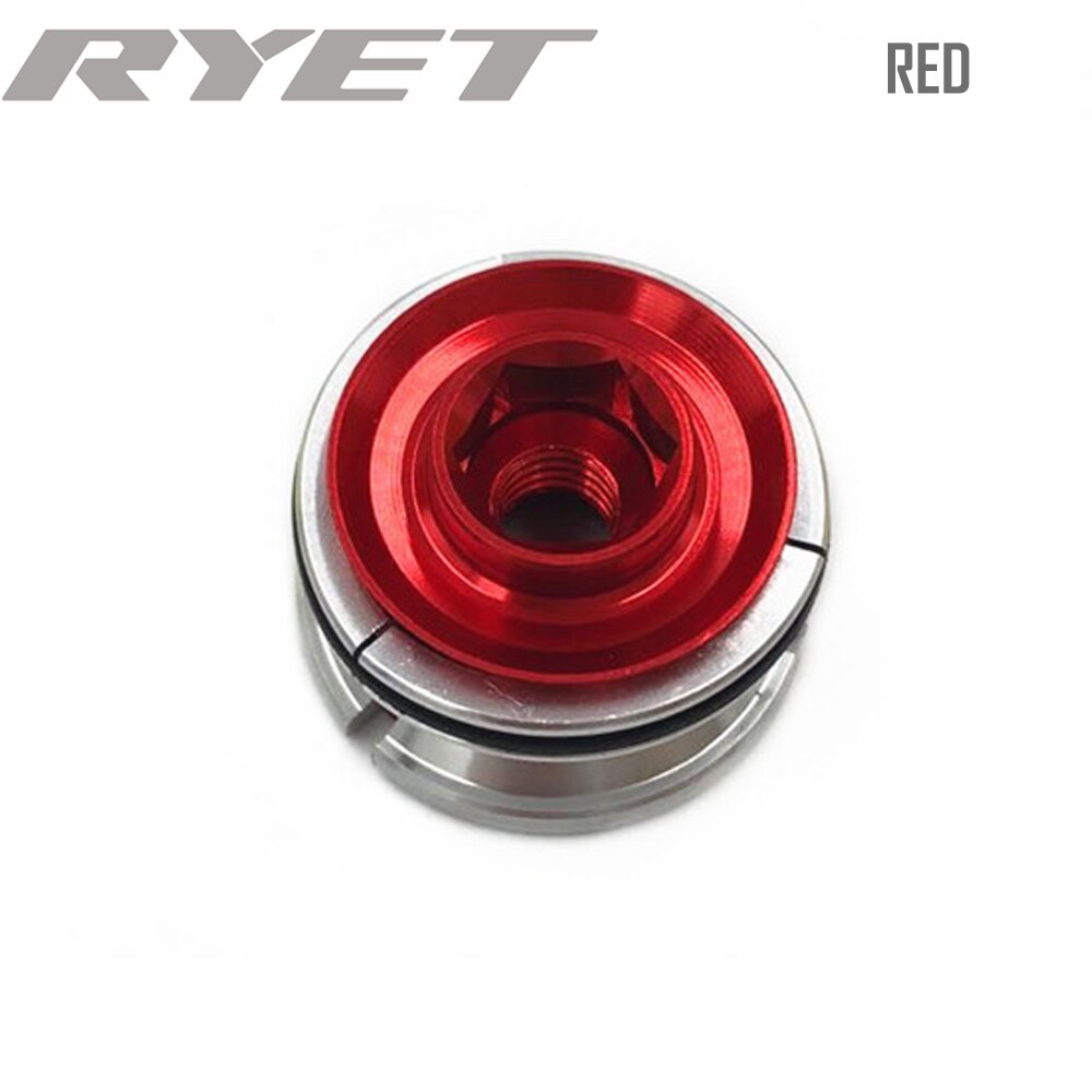 Road Bicycle Fork Steerer Headset Ultralight Star Nut Expansion Screw Expander Plug Compression 1 1/8" Tube bicycle parts: red