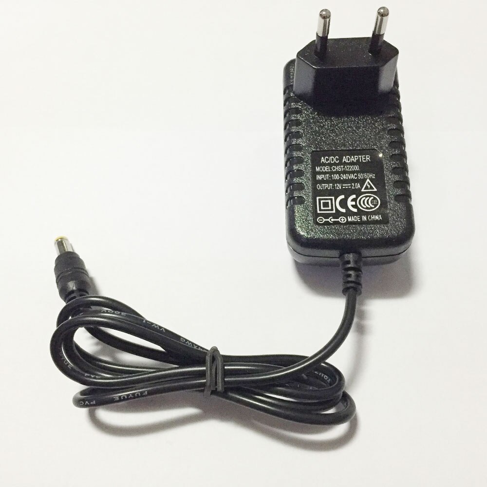 Alimentation de caméra DC 12V 2A AC 100-240V EU US UK AU adaptateur DC chargeur alimentation 2.5x5.5mm pour les systèmes de bande lumineuse LED DVR