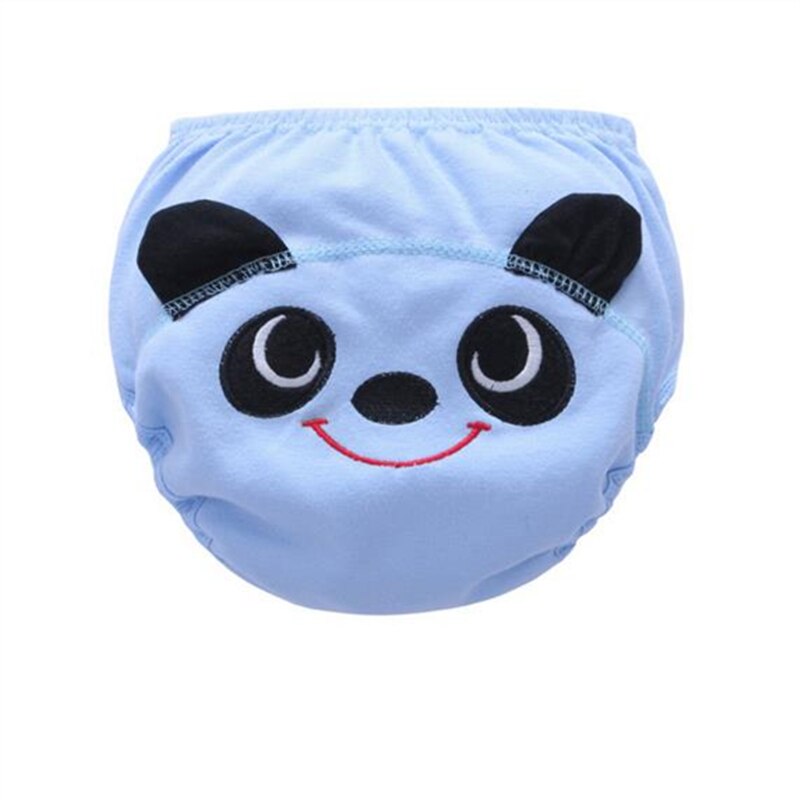 2Pc Mädchen Jungen Unterwäsche freundlicher Unterhose Wiederverwendbare Baby, Kleinkind Windel Tuch Windeln 80/90/100: Panda / 90
