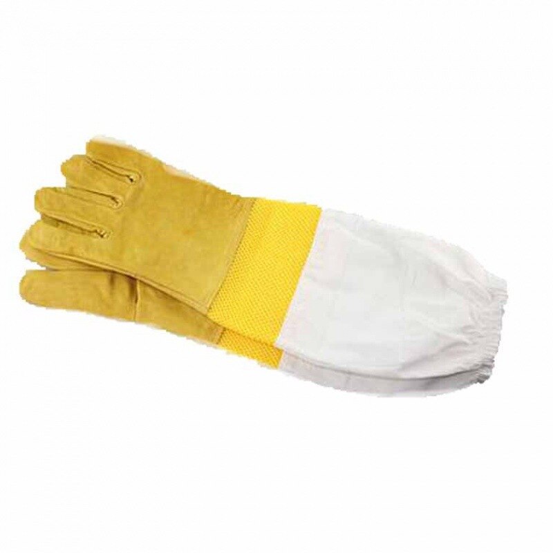 Biene Fang Anti-biene Handschuhe Polyester Und Baumwolle Handschuhe Garten Liefert Professionelle Belüfteten Ärmeln Anti-biene Handschuhe