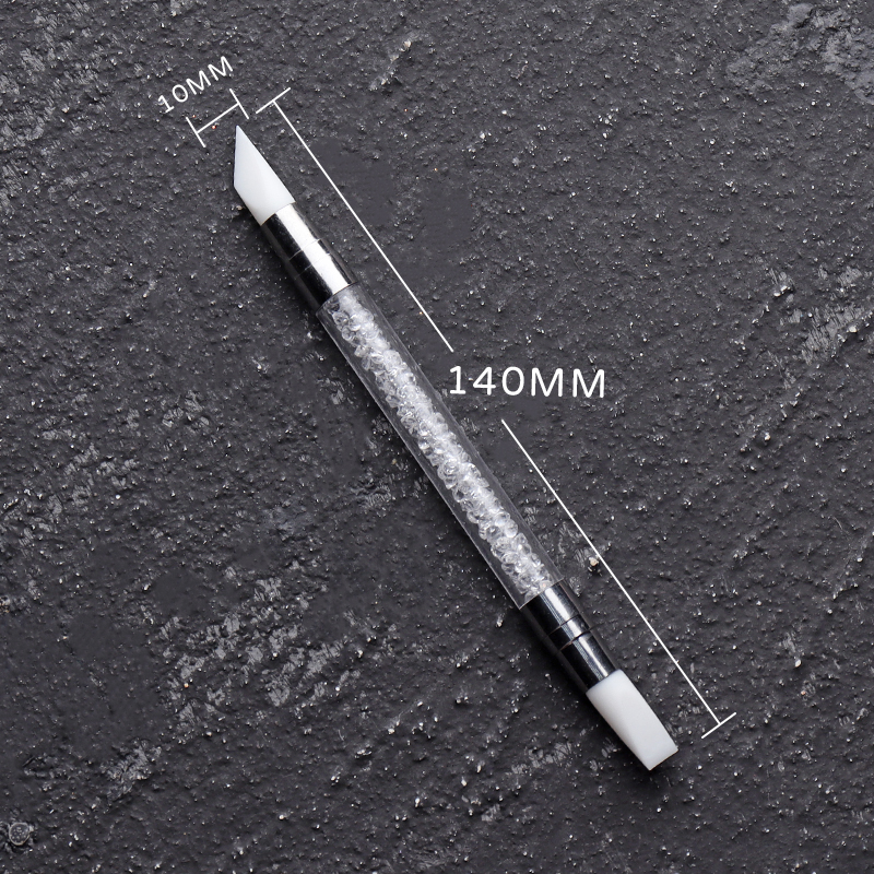 Zegel Stempel Wax Lepel Schoonmaken Tool Zachte Siliconen Lepel Smelten Wax Lepel Cleaner DIY Huwelijksuitnodiging Clear Stamps Tool: LIGHT BLUE