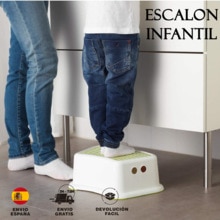 Escalon Infantil Antideslizante... alzador infantil con taburete de baño alzador de baño escalón de baño