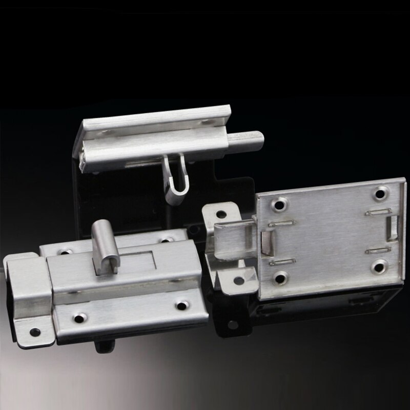 1Pcs 2/3/4 Inch Stainless steel Spring Bolt Safe Door/Window/Drawer/TOILET/Bolts Manual Automatic Security Bolt Barrel Pull Bolt