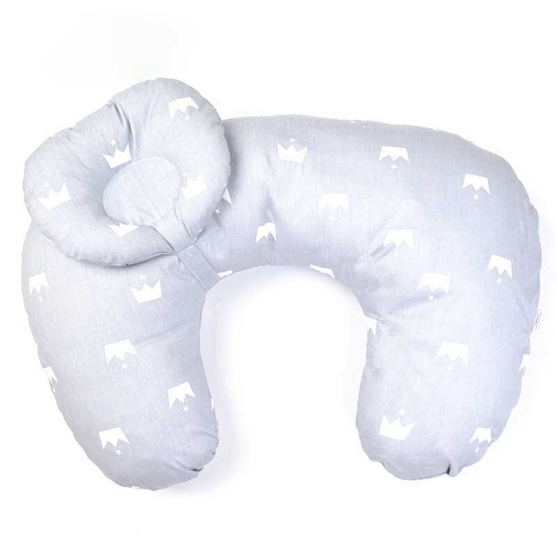 Oreiller d&#39;allaitement en coton en forme de U pour -né, coussin lombaire pour allaitement