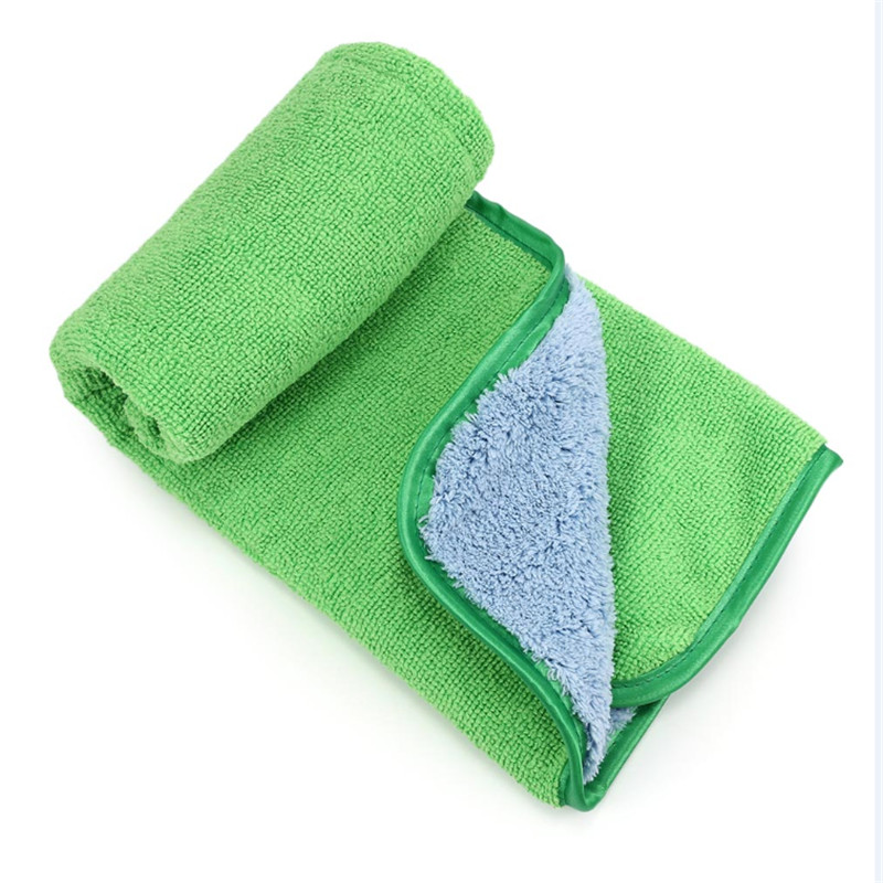 Store mikrofiberklude, bilrengøring, der beskriver blødt støvhåndklæde: 7