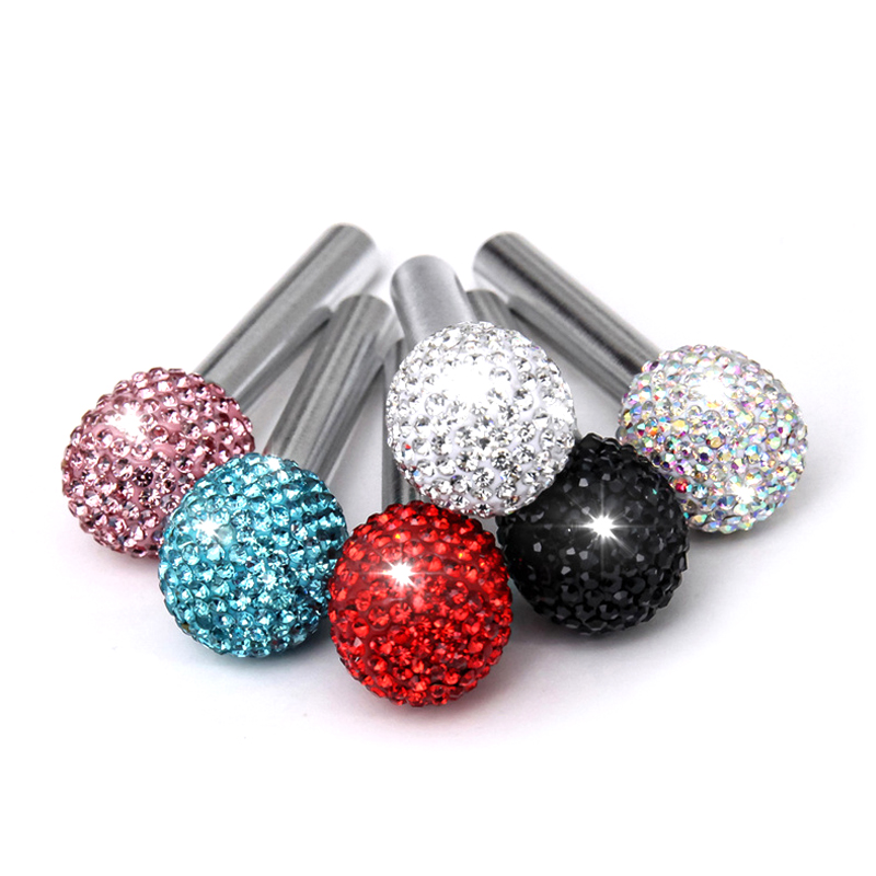 diament Bling blokada drzwi samochodu gałka pociągnij szpilki samochód ze stopu aluminium klamka bezpieczeństwa samochód zatrzask robić drzwi blokada na Szpilka akcesoria samochodowe