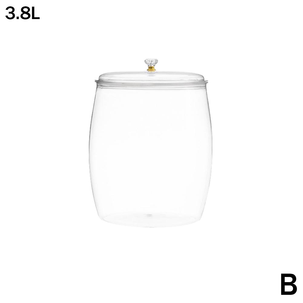 Kitchen Stackable Sealed Jar Plastic Food Storage Box Multigrain Tank Bottle Dried Fruit Tea Storage Containers ﻿: green