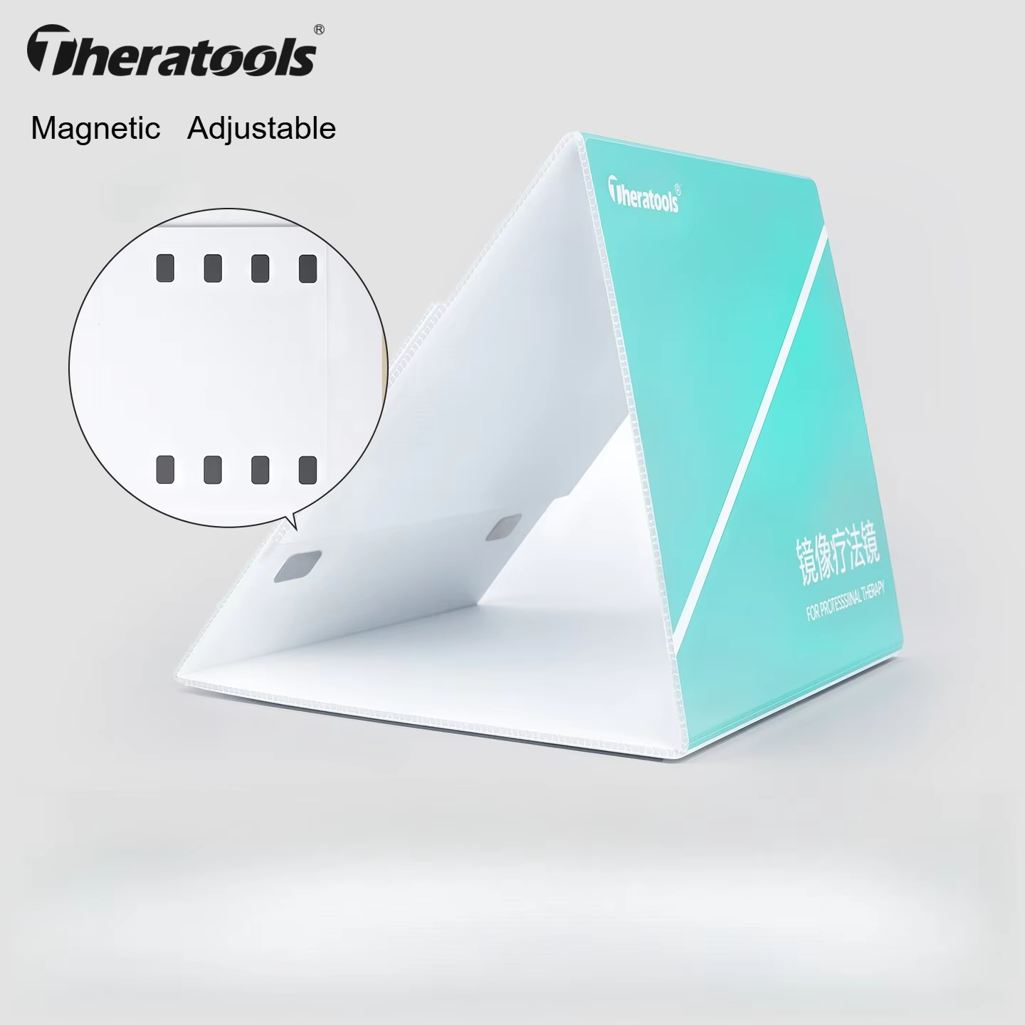 Mirror Therapy Box for Stroke Rehabilitation for Leg Amputation Therapy Device for Hand Exercise Mirror Neurons for: black