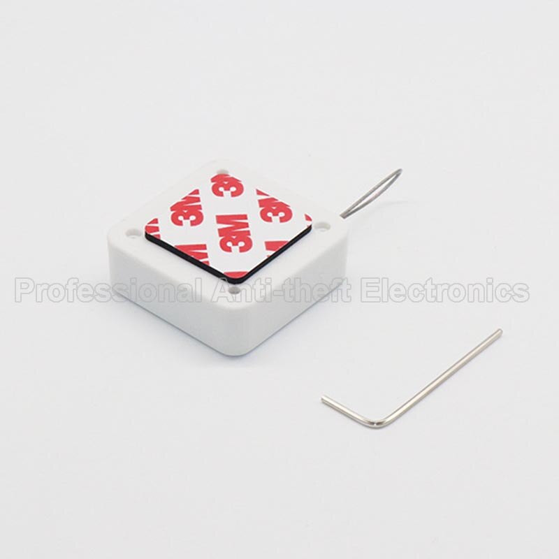 retractable anti-theft pull wire box recoiler square security steel cable 20pcs/lot