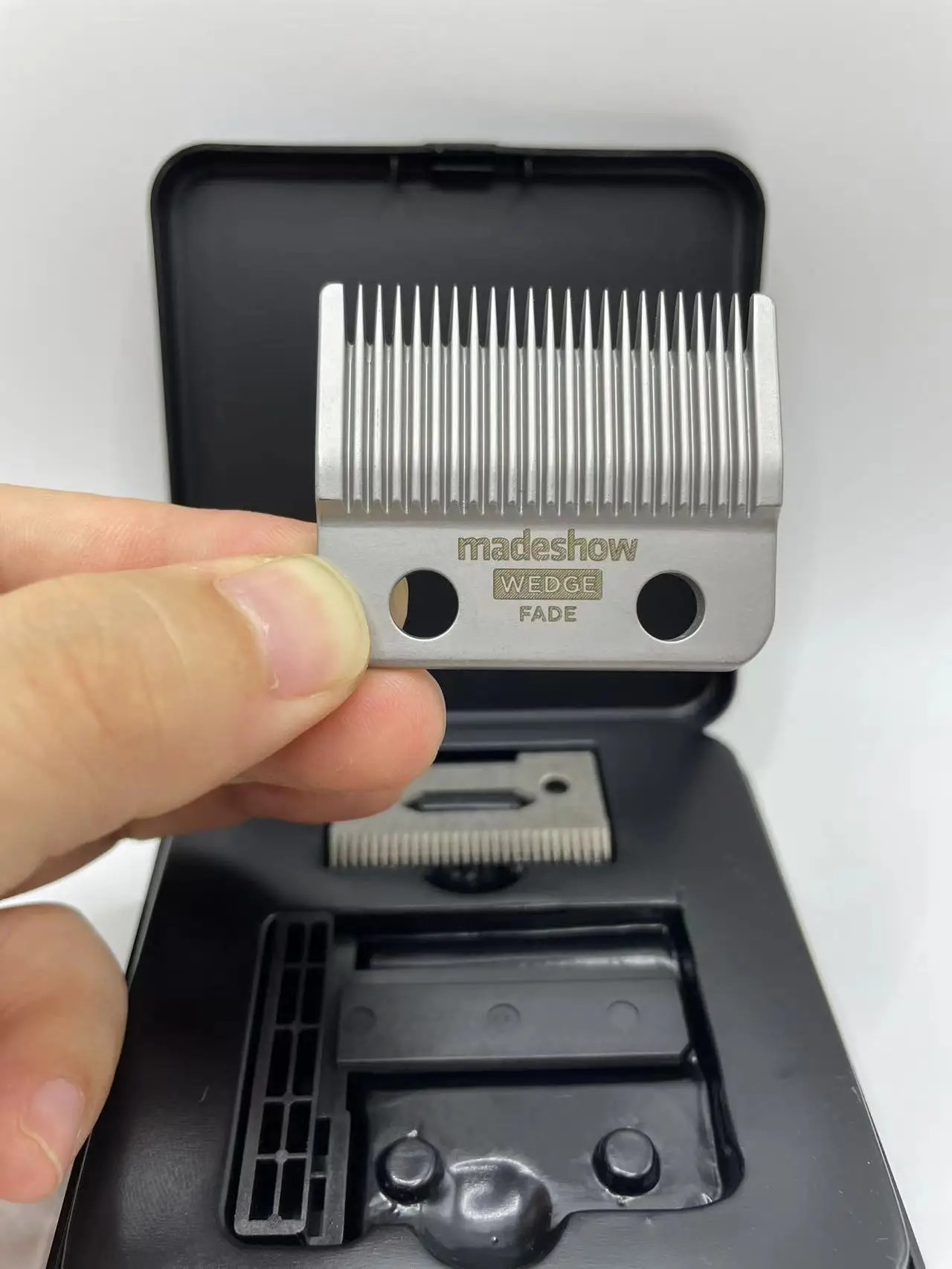 Original Madeshow M5(F) Blade M10 Kulilang R66 R77F G9C Wedge Fade Blades Hair Clipper Ultra Thin Blade Trimmer Replacement
