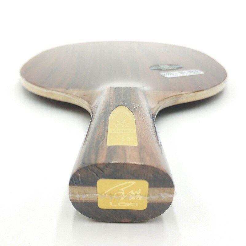 LOKI-Mesa de palo santo con llama negra, hoja de tenis de 5 capas, hoja de Ping Pong, raqueta de tenis de mesa de rendimiento