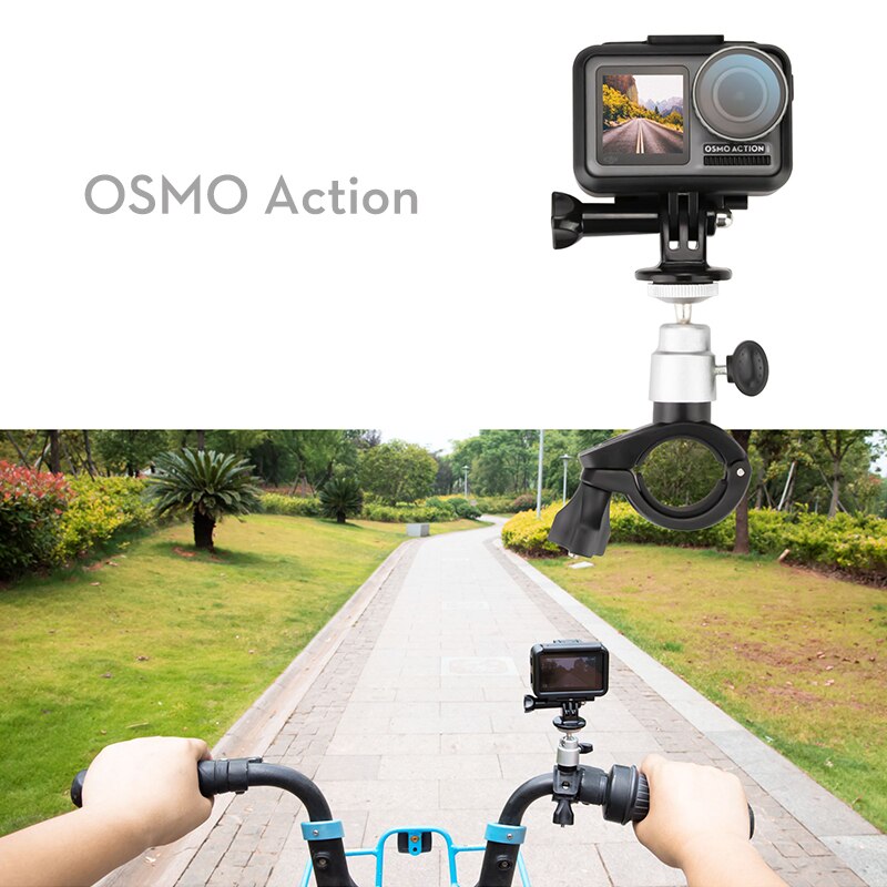 Dji osmo action bike mount, action camera accessory, motorcycle mount, universal mount for osmo bag 2 and osmo action 2