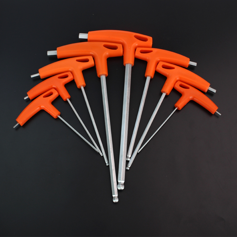 2/2.5/3/4/5/6/8/10mm Flat/Ball head Hex key allen wrench Hand tool Universal Quick Snap Adapter Chrome Vanadium Steel hexagona