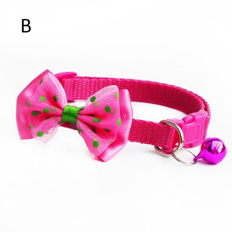 Misterolina katte hunde butterfly krave justerbar klokke slips halsbånd dejlige katte hund hvalp butterfly halsbånd kæledyrsartikler peq 2196