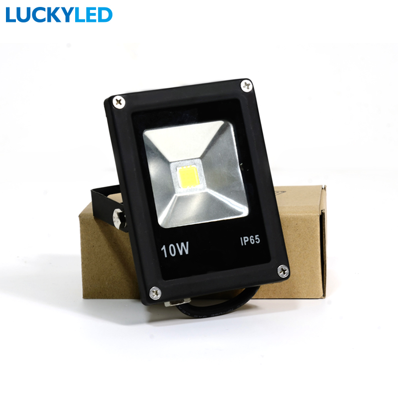 Luckyled ledet flomlys 10w 20w 30w 50w ac 220v vanntett  ip65 flomlys søkelyset ledet reflektor hage utendørs belysningslampe