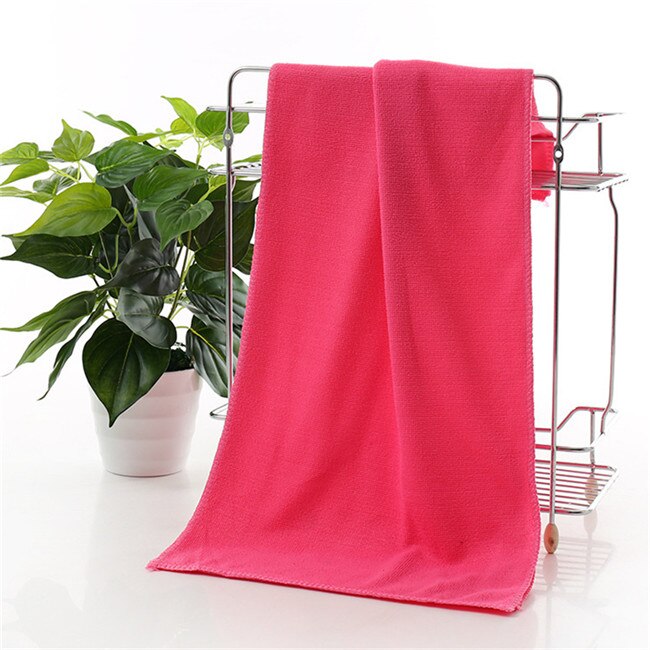 Water Absorbing Soft Microfiber Towel Washcloth Multi-Purpose Cleaning Cloth Bathing Hair Drying Face Car Wash Wiping 30x70cm: 8
