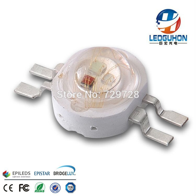 3 watts rgb led good high power 4pins led diodes