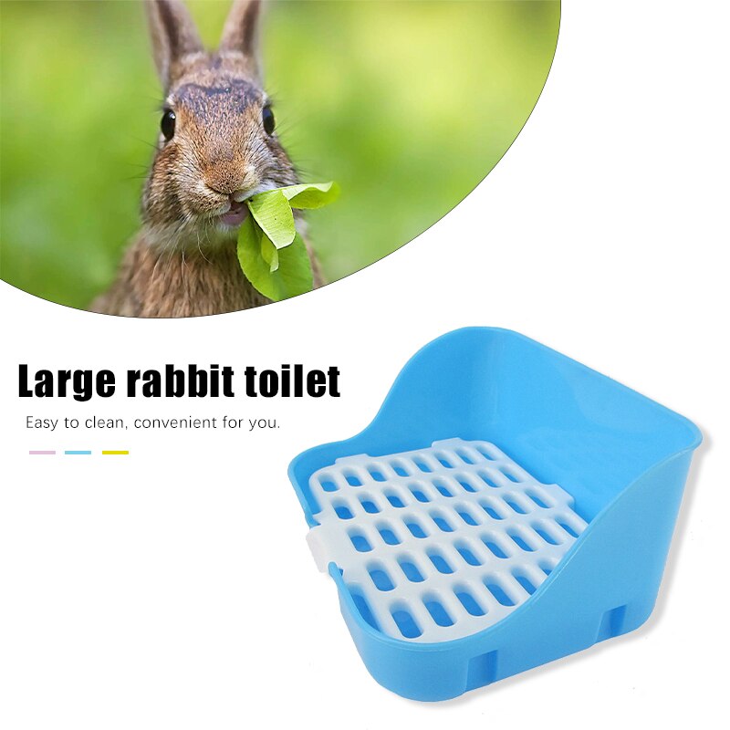Hase Wurf Kasten Reiniger Ecke Toilette Hamster Haustier Katze Hase Platz Toilette Urinal Töpfchen Hase Kacke Topf drinnen Ausbildung Tablett