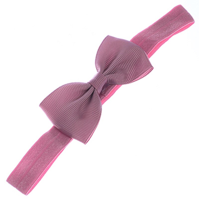 10pcs/lot kids Small Bow Tie Headband DIY Grosgrain Ribbon Bow Elastic Hair Bands Hair Accessories