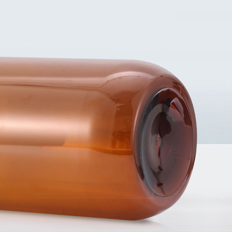 500ml kjæledyr påfyllbar tom flaske trykk pumpe sjampo lotion såpe makeup væske dispenser plastbeholder skjønnhetsprodukt  x7yb