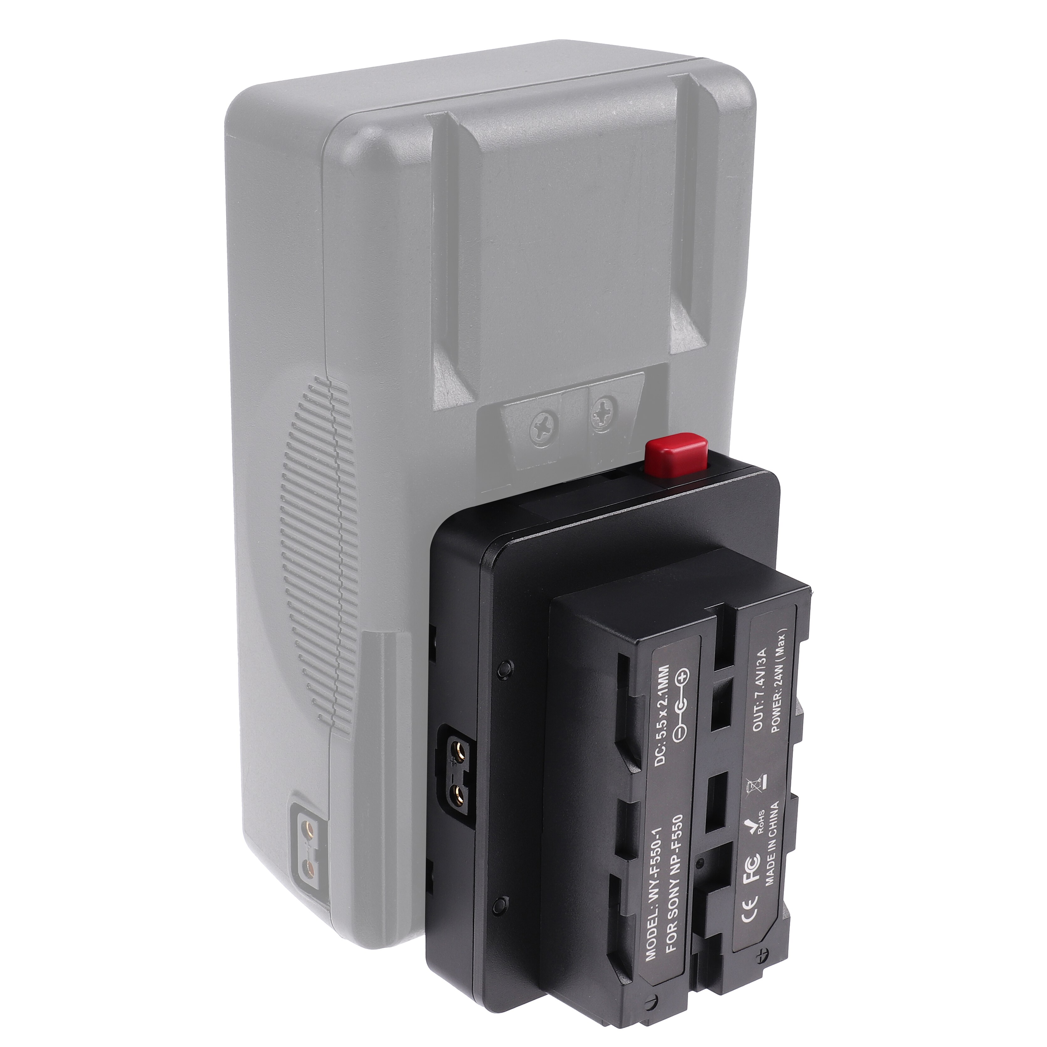 Fotga V-Lock D-Tap Batterij Plaat Adapter V Mount Plate Voor Sony NP-F Batterij Monitoren Camera &#39;S