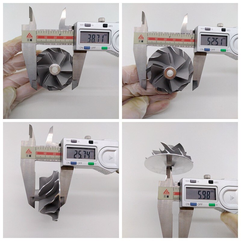 GT2538C Turbo Compressor Wheel 38.6x52mm 454207-5001S 454184-0001 A6020960899 OM602 engineAAA Turbocharger parts