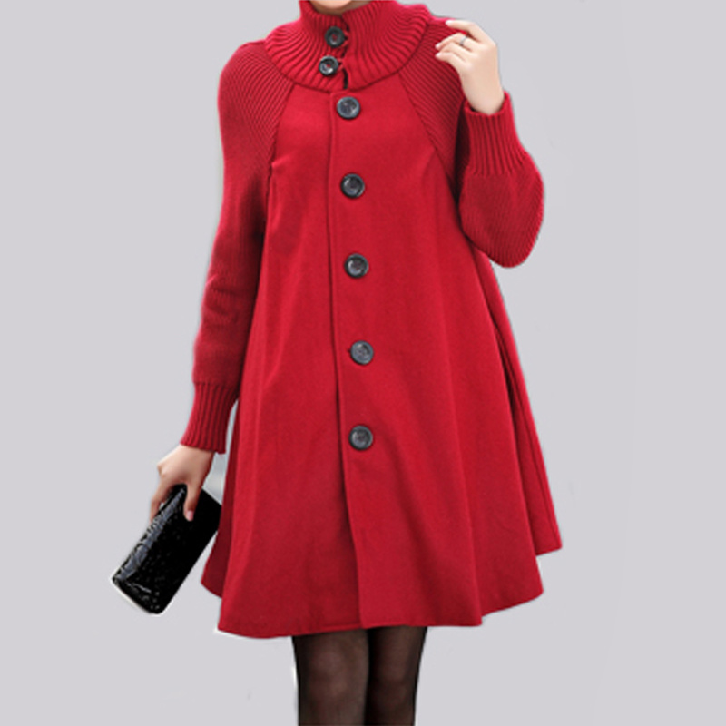Blouson de grossesse pour femme | Long vêtement de maternité, vêtement en tricot ample et de grande taille, automne-hiver